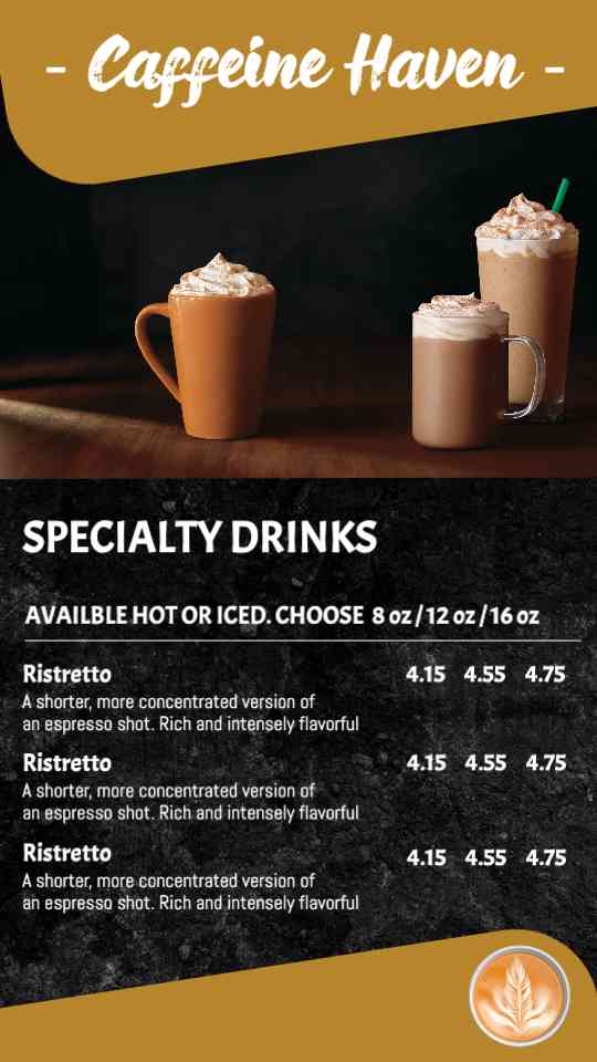 Specialty Coffee Promo Display