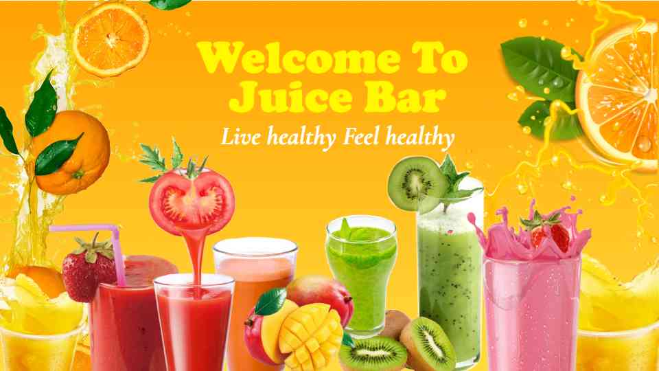 Vibrant Juice Bar Experience Menu