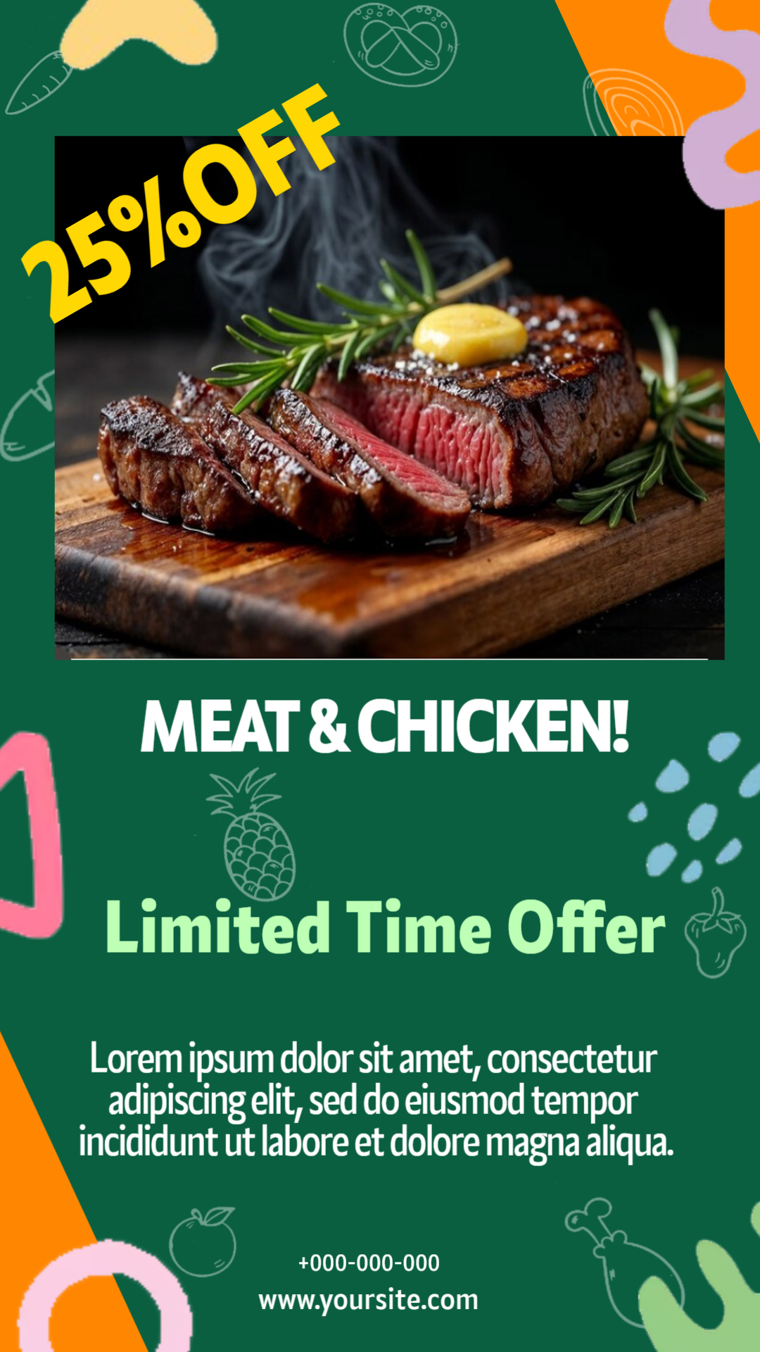 Store BOGO Promotion Template – Buy One Get One Design