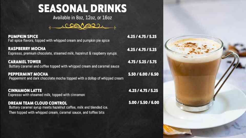 Seasonal Flavors & Coffee Delights