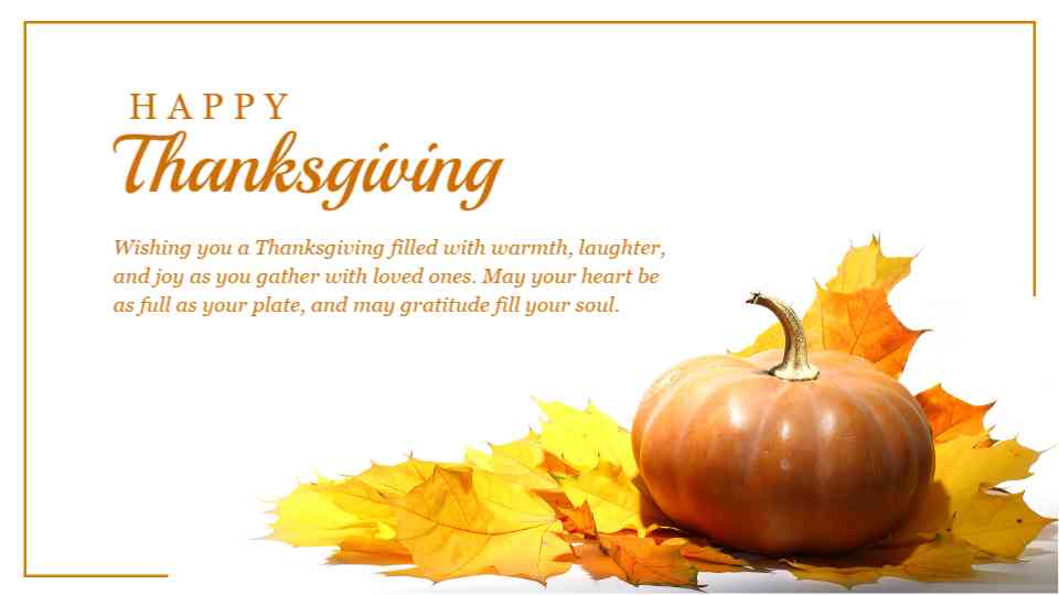 Editable Simple Thanksgiving Greeting Card Template