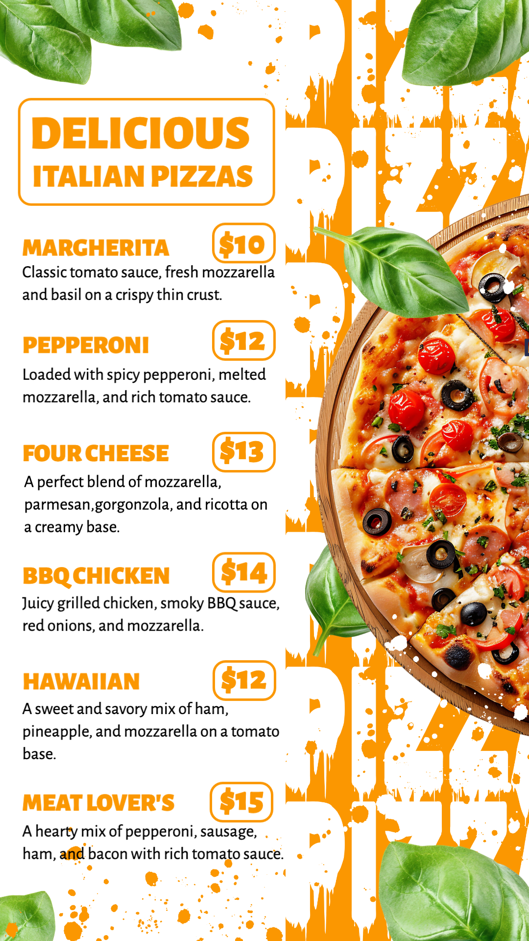 Dynamic Pizza Display