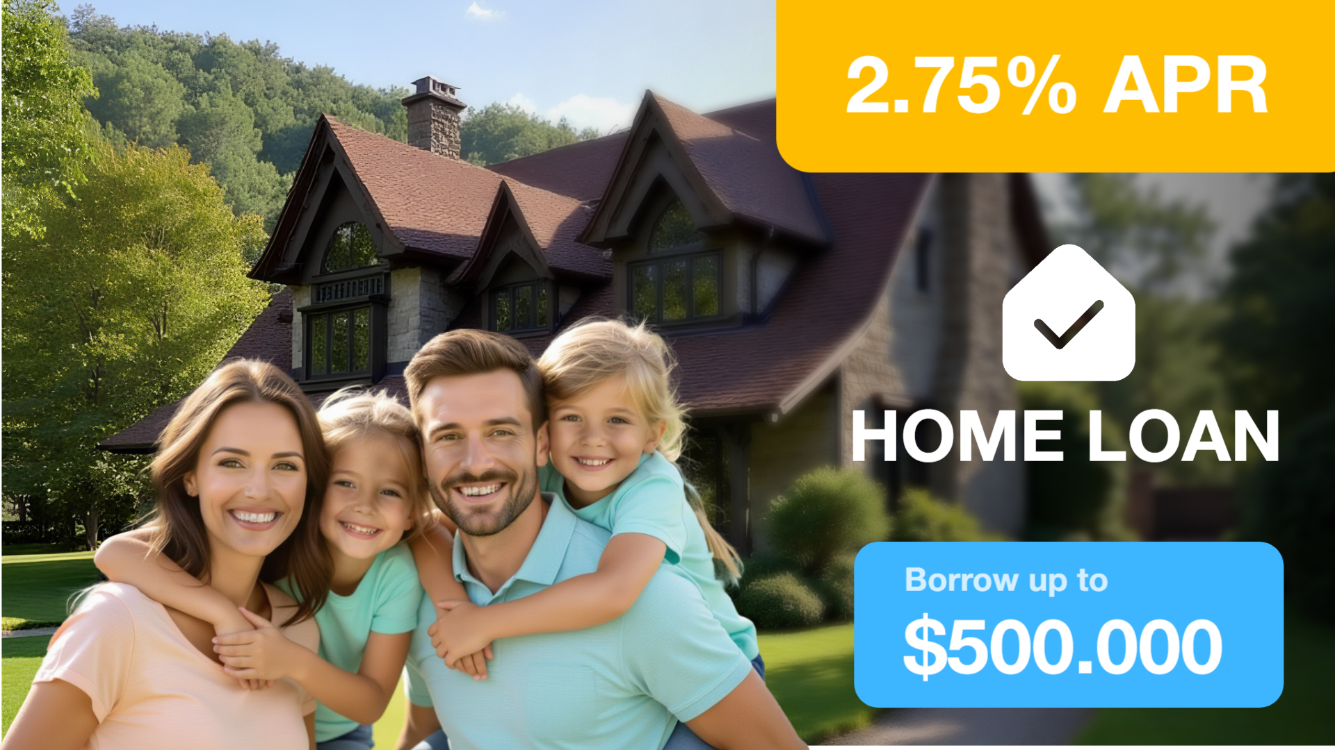 Mortgage Digital Signage Family