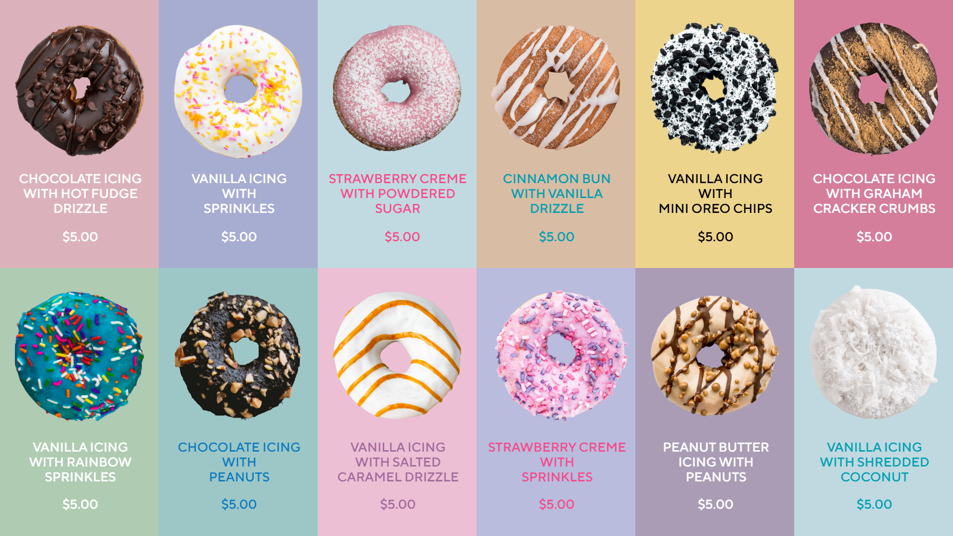 Donut Delights Display