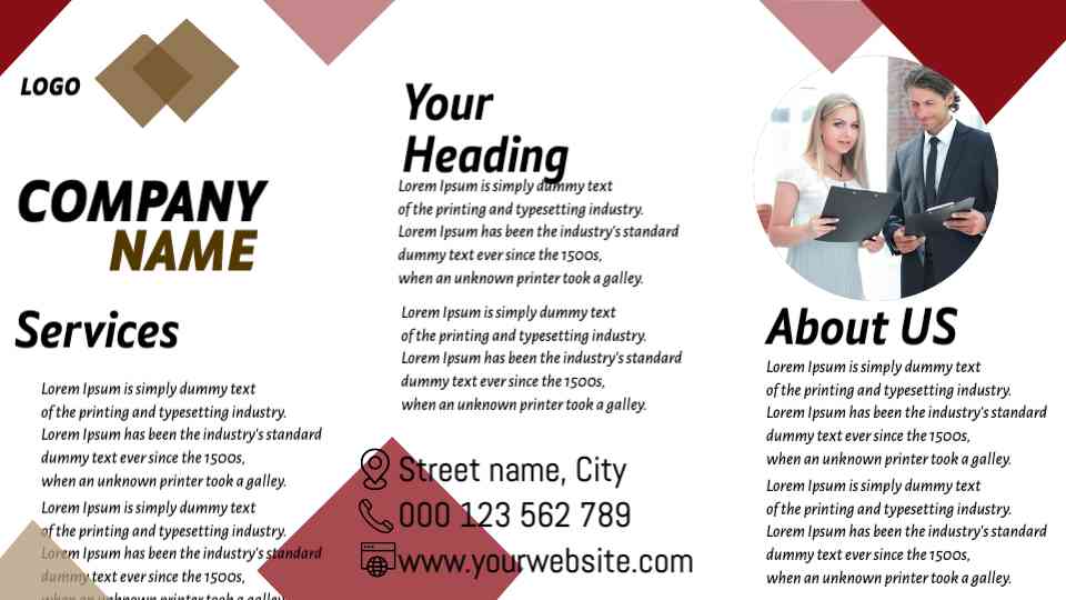 Professional Business Services Display