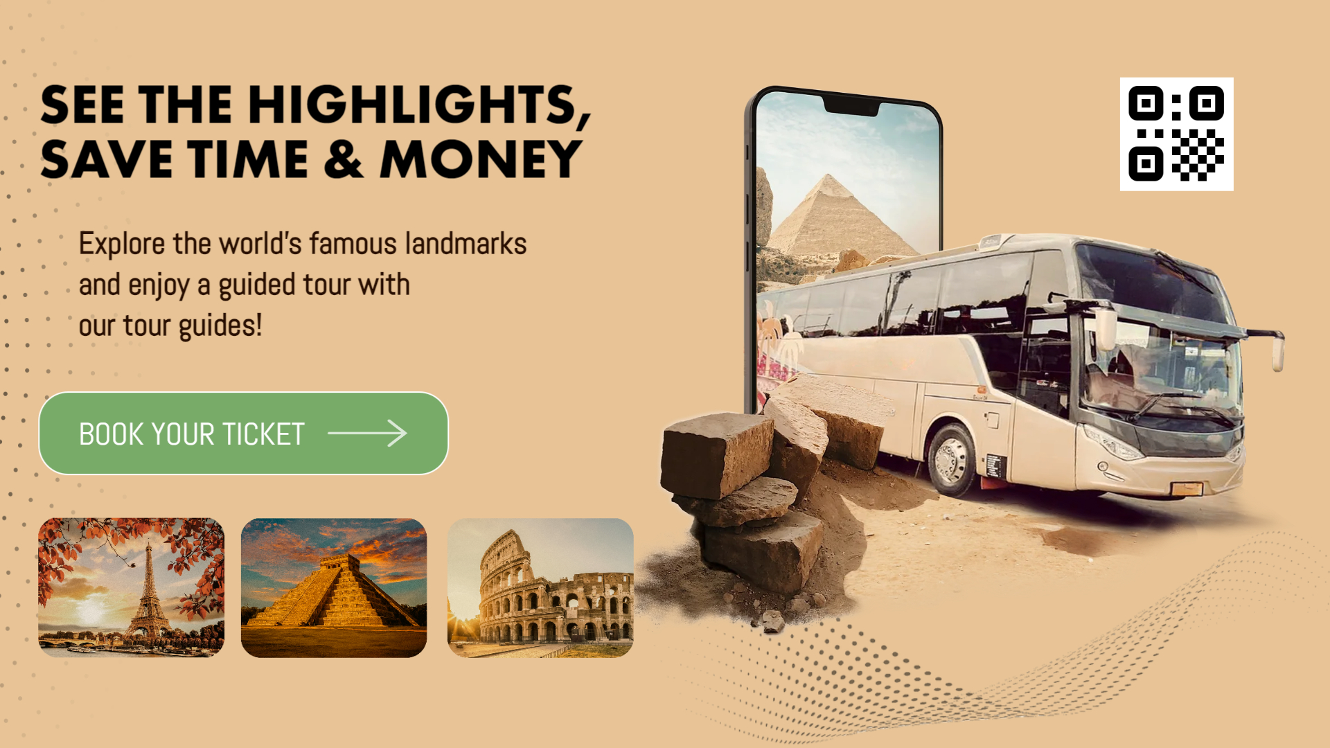 Airport Tour Bookings & Travel Experience Display