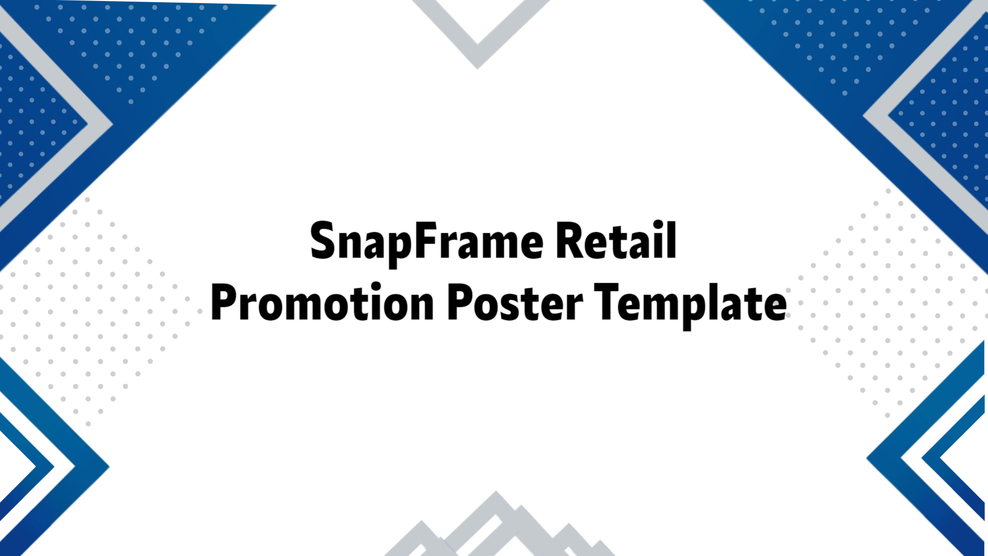 Retail Promotion SnapFrame Poster Display