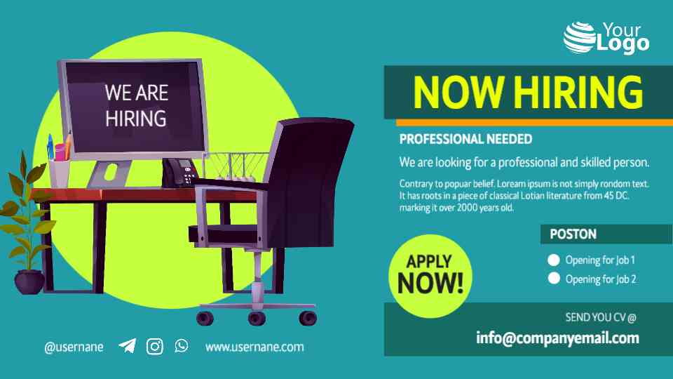 Job Vacancy Announcement Template