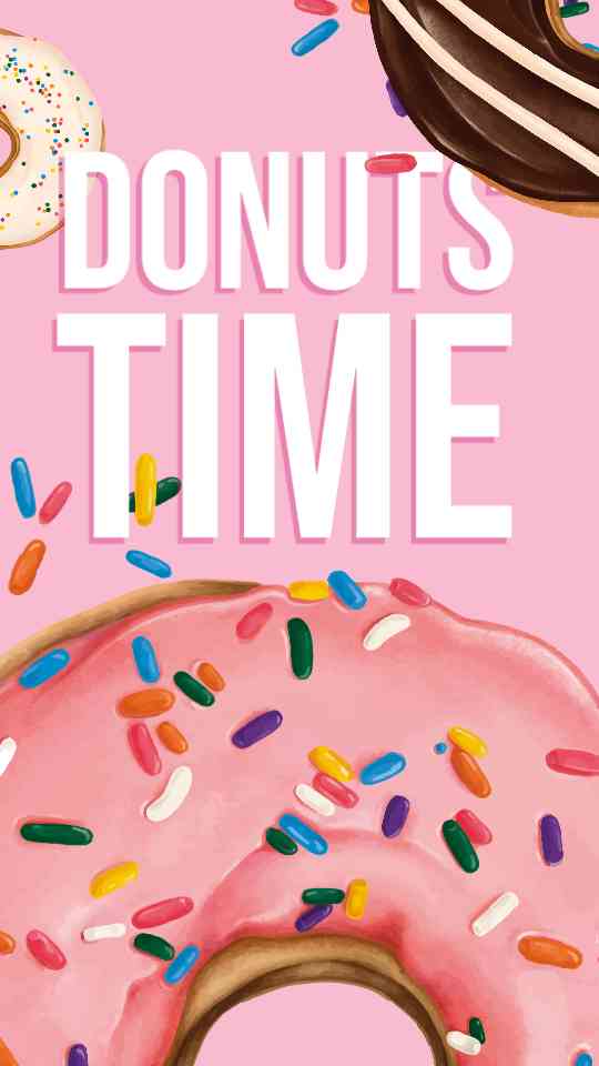 Sweet Treats Donut Advertising Poster