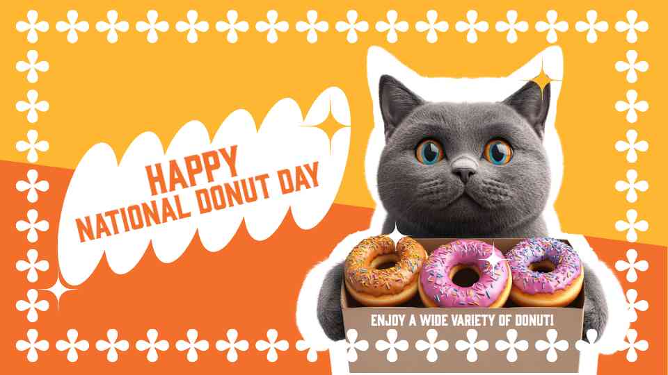 Playful Donut Day Banner