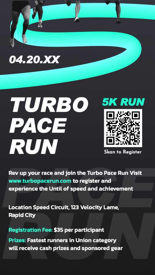Turbo Pace Race Promo