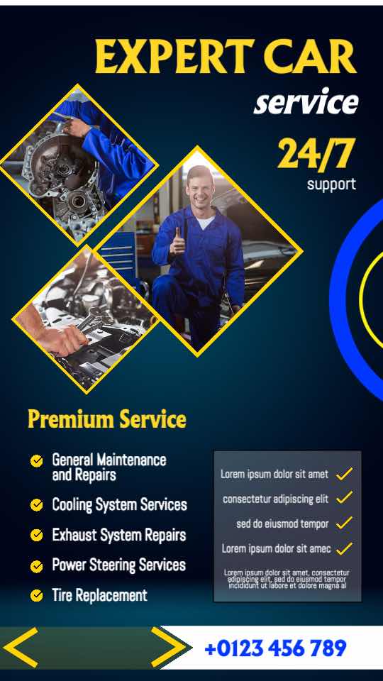 Premium Auto Care Service Display