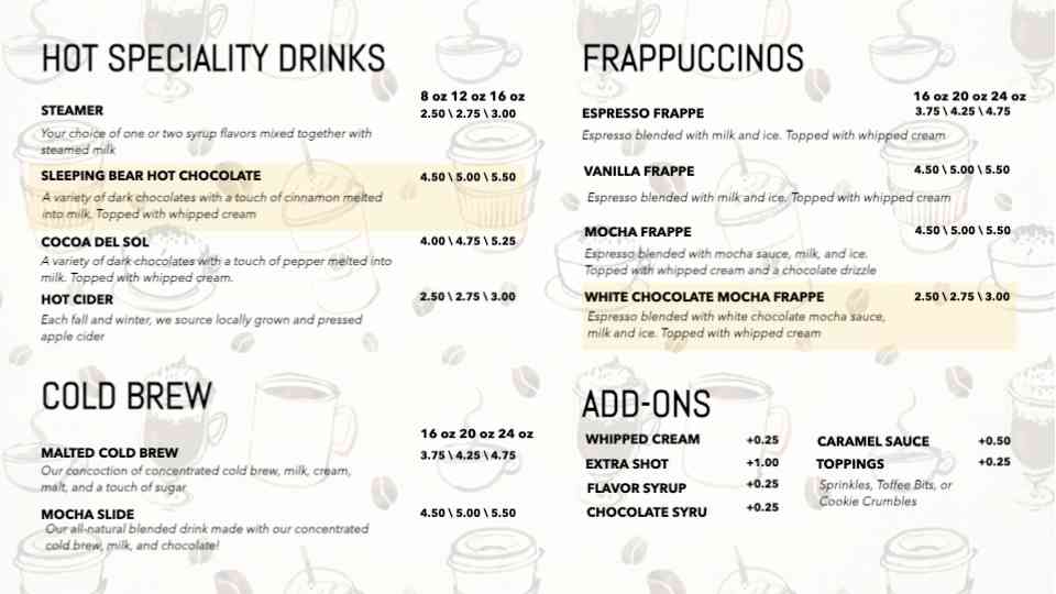 Brewed Delights & Espresso Specialties