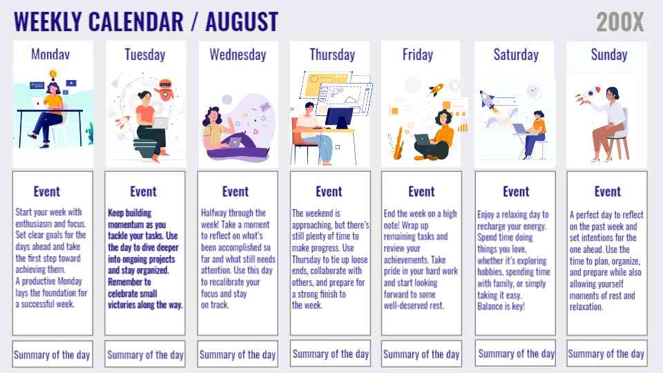 Weekly and Monthly Planner