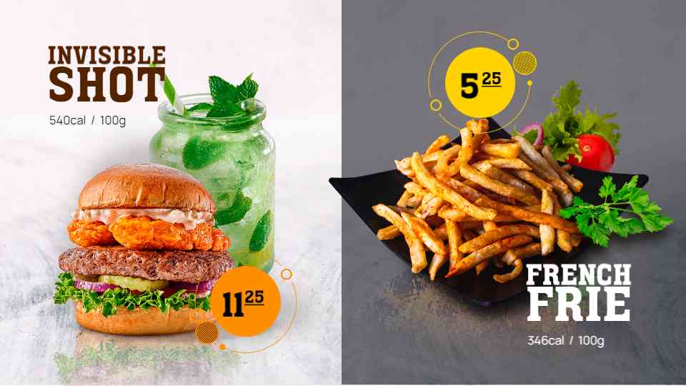 Savory Burger & Crispy Fries Combo