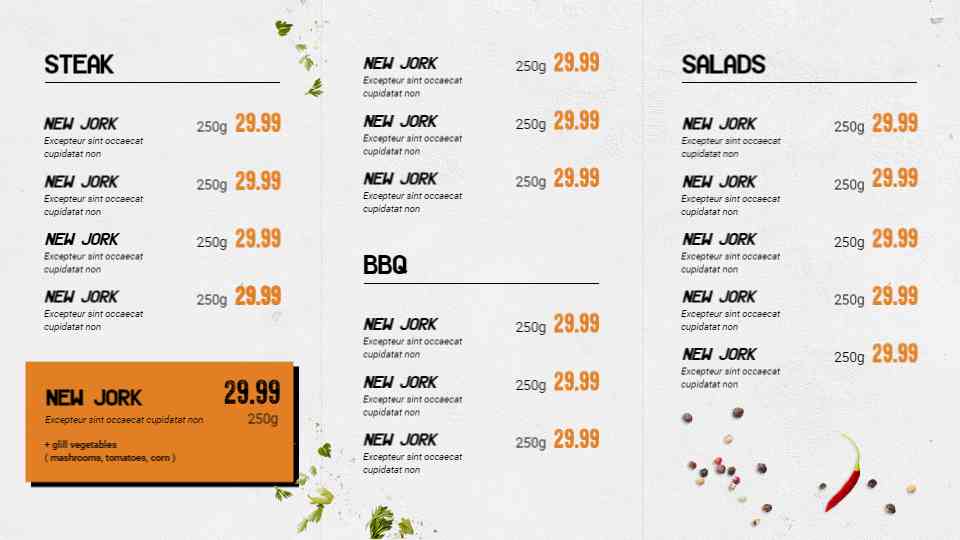 Prime Cuts & Smokehouse Selections