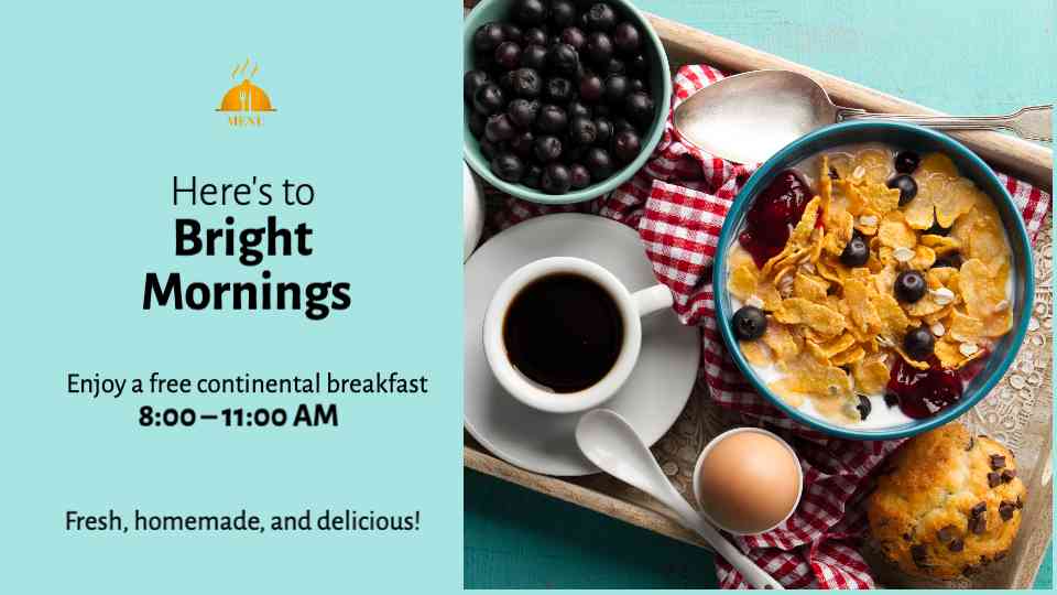 Fresh Mornings & Complimentary Bites