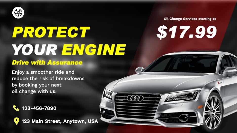 Engine Protection Service Flyer