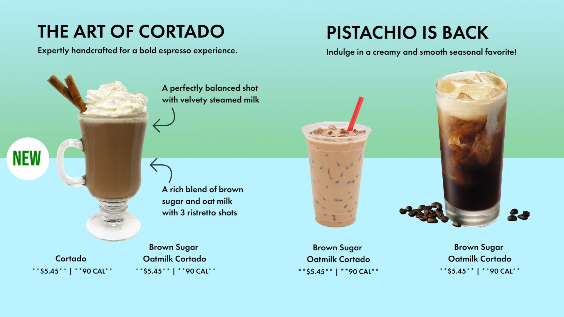 Seasonal Coffee & Specialty Beverage Menu