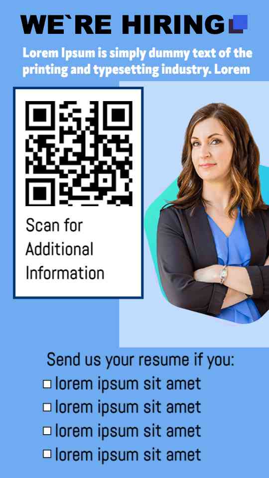 Job Application Information Flyer Templates
