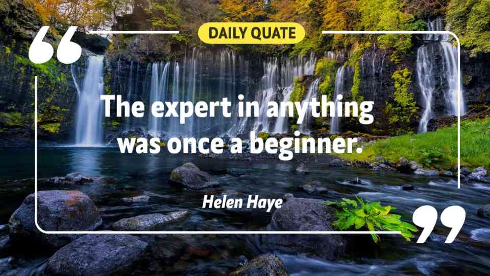 Beginner to Expert Quote Template