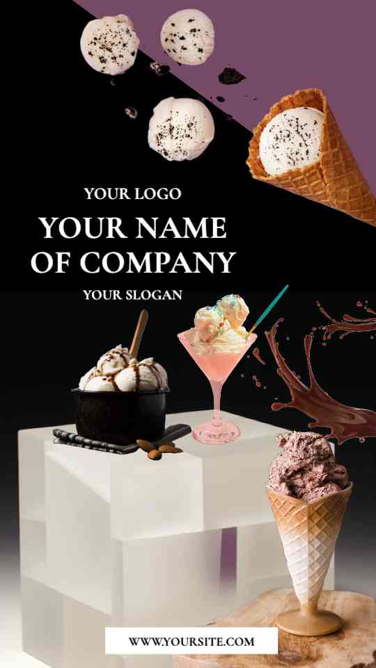 Luxury Ice Cream & Dessert Menu
