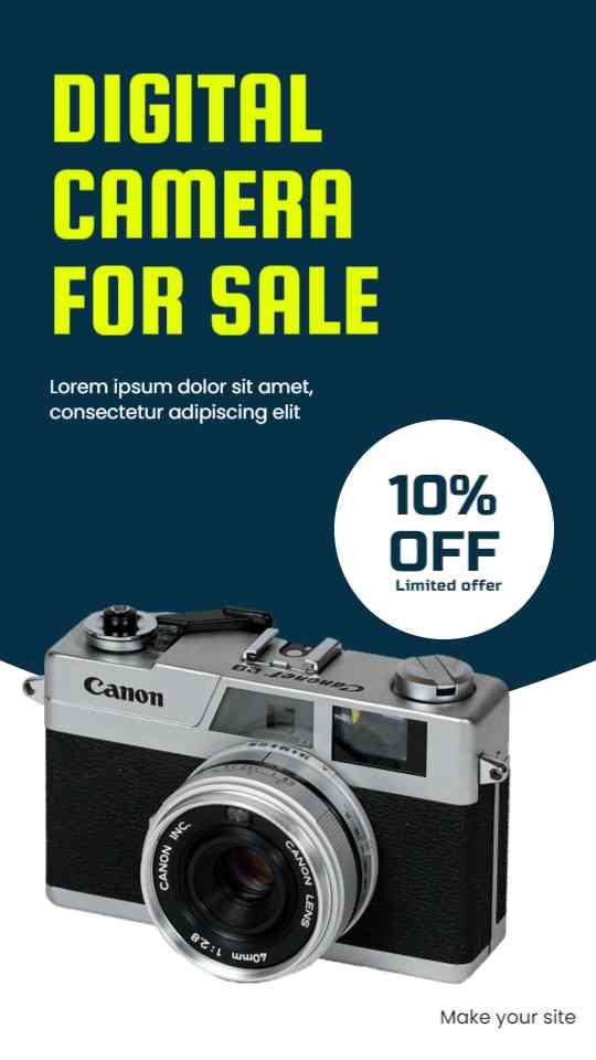 Premium Digital Camera Display