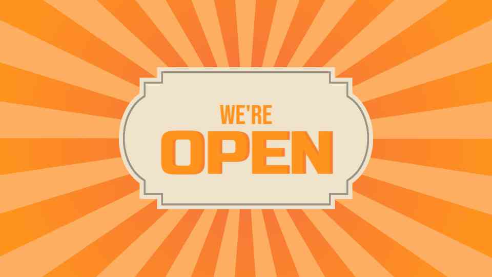 Business Open Announcement