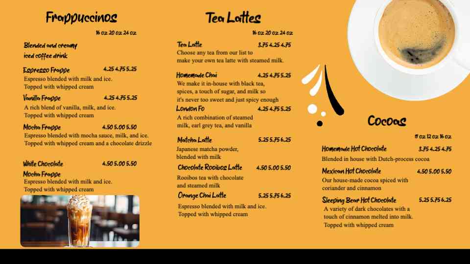Fresh Brews & Specialty Sips