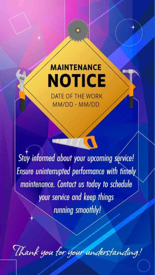 Timely Maintenance Scheduler Template