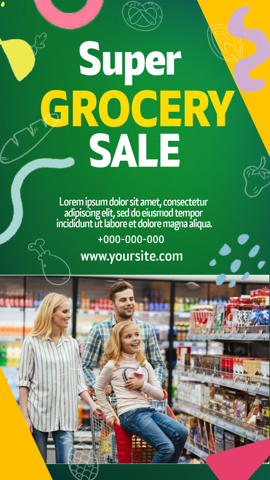 Modern Retail Store Display Template – Shop Now Signage