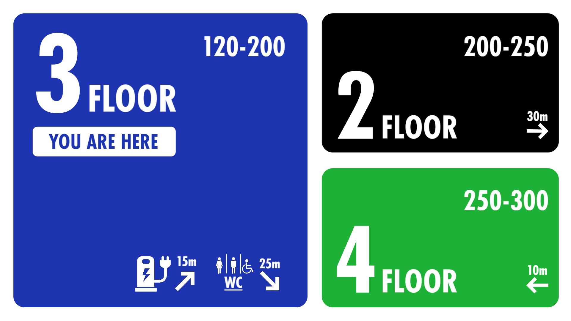 Multi-Level Airport Navigation & Floor Directory