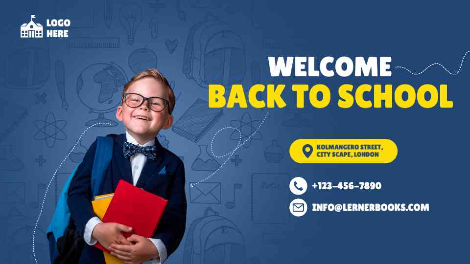 Corporate Welcome Back Banner Template