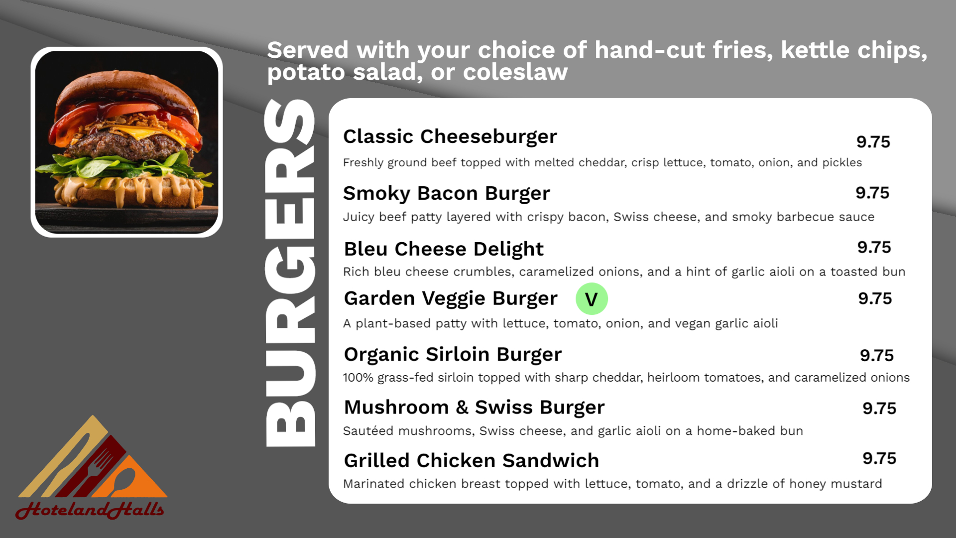 Gourmet Deli Menu Display
