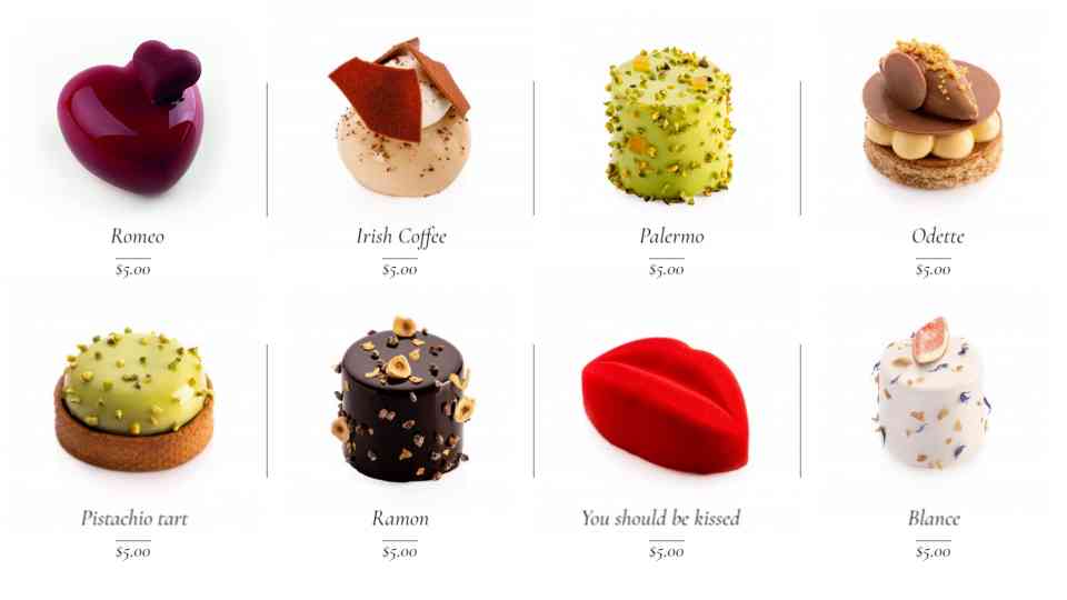 Gourmet Artisan Pastry Display