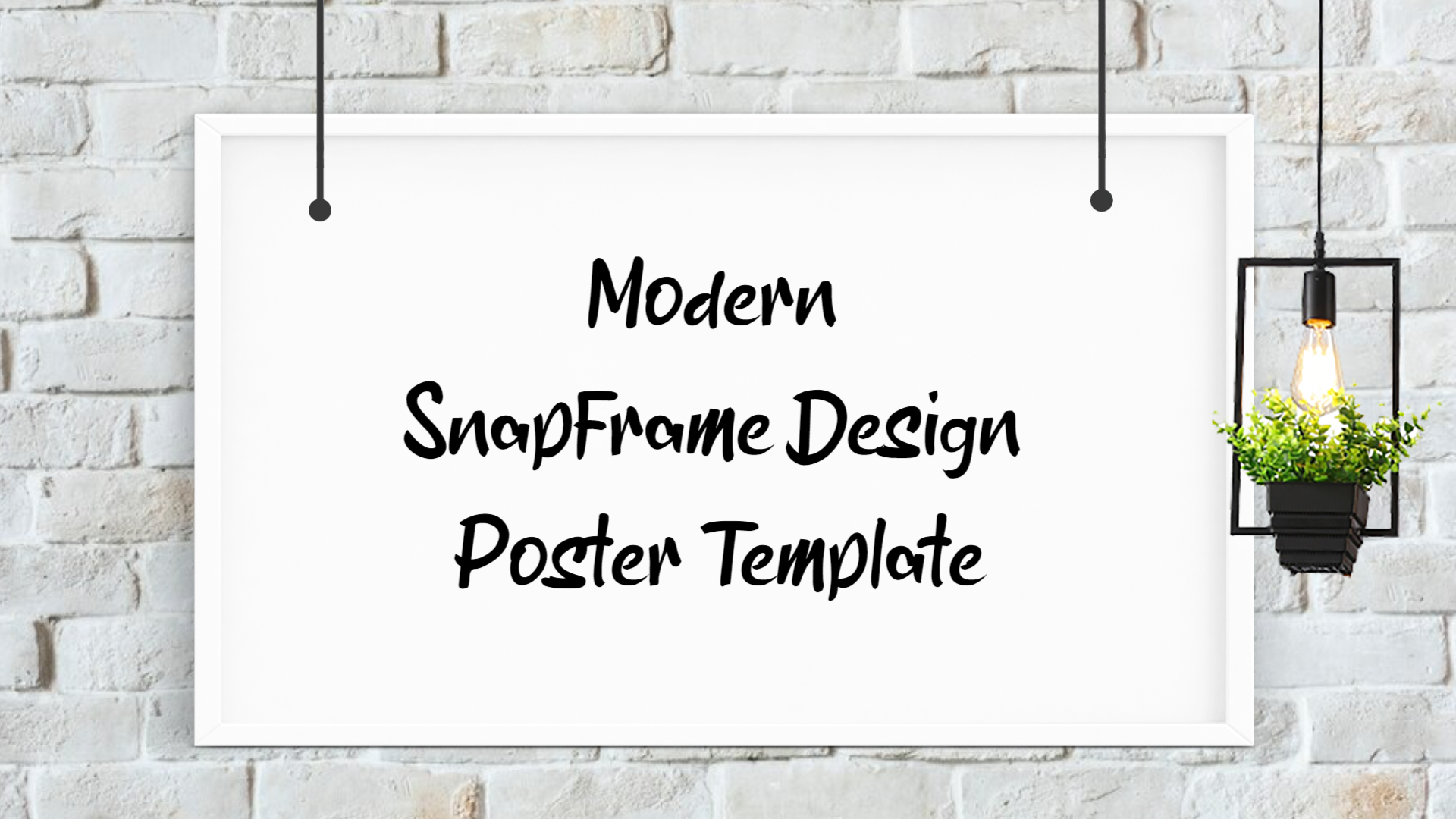 Elegant Poster Frame Display