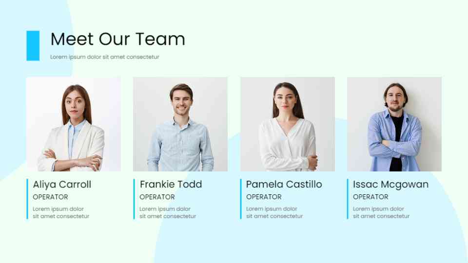 Team Introduction Digital Display