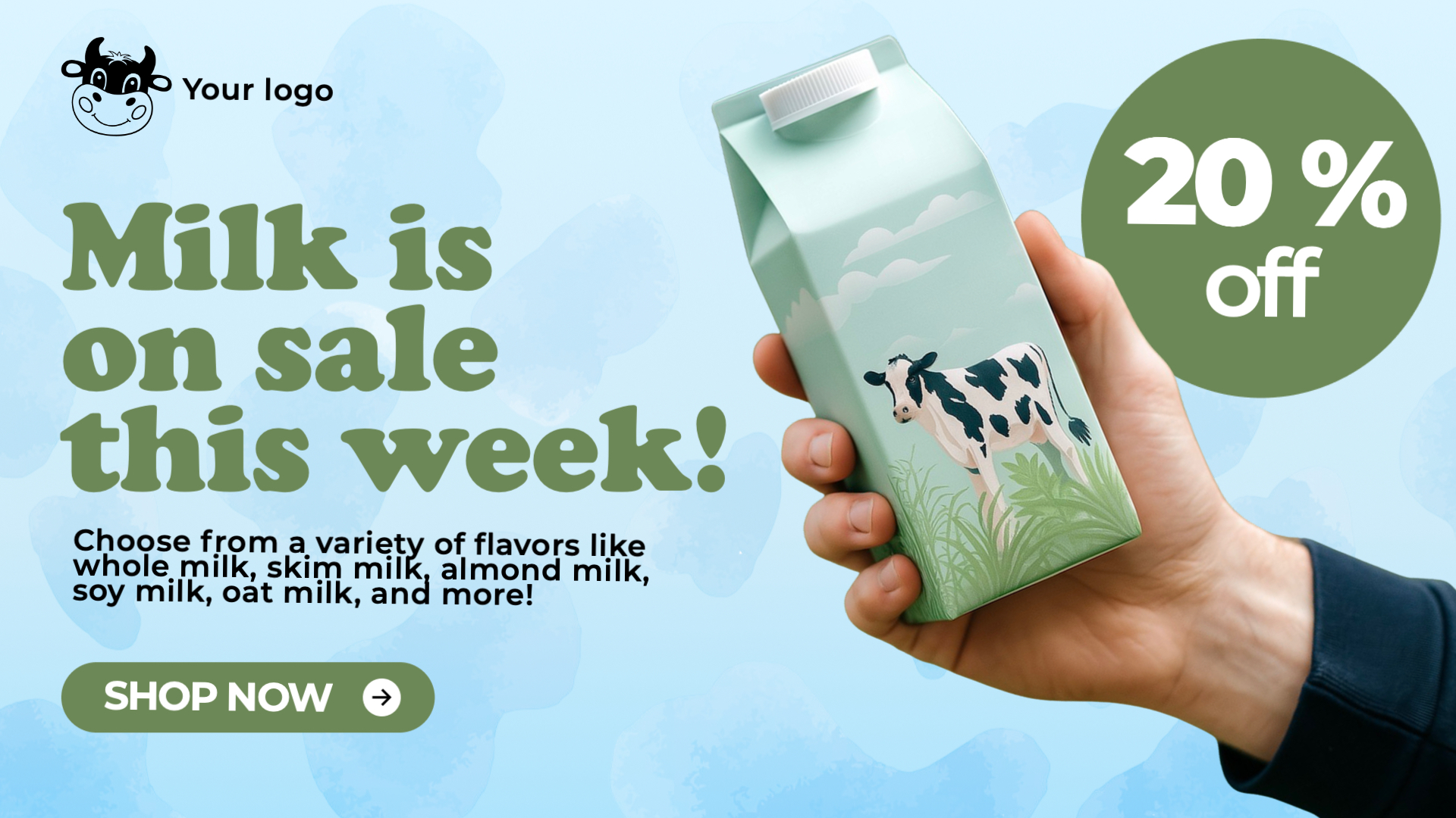 Dairy Promo Digital Signage