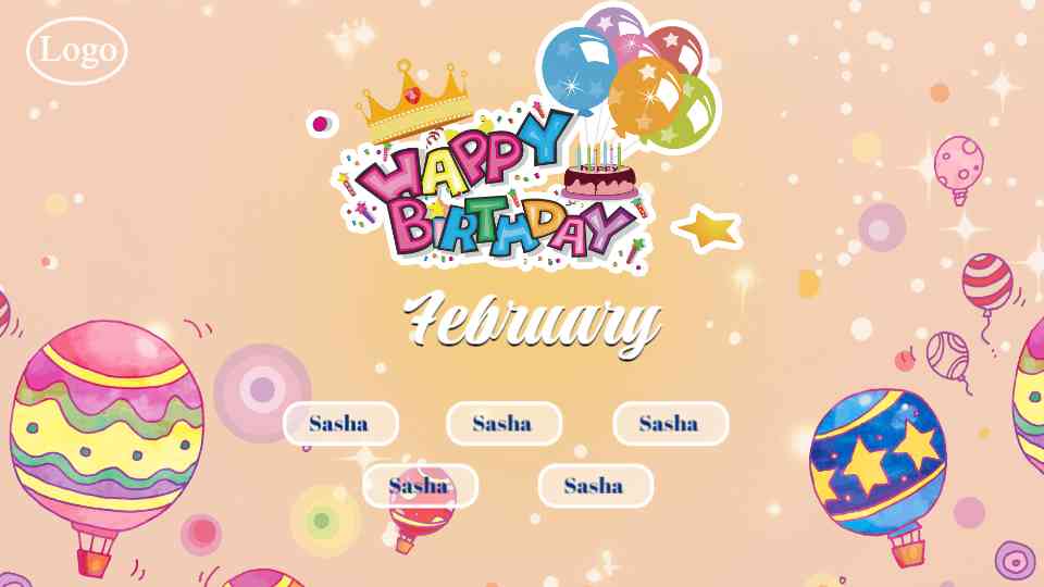 Crowned Birthday Celebration Template