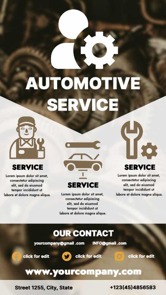 Automotive Service Promotion Flyer