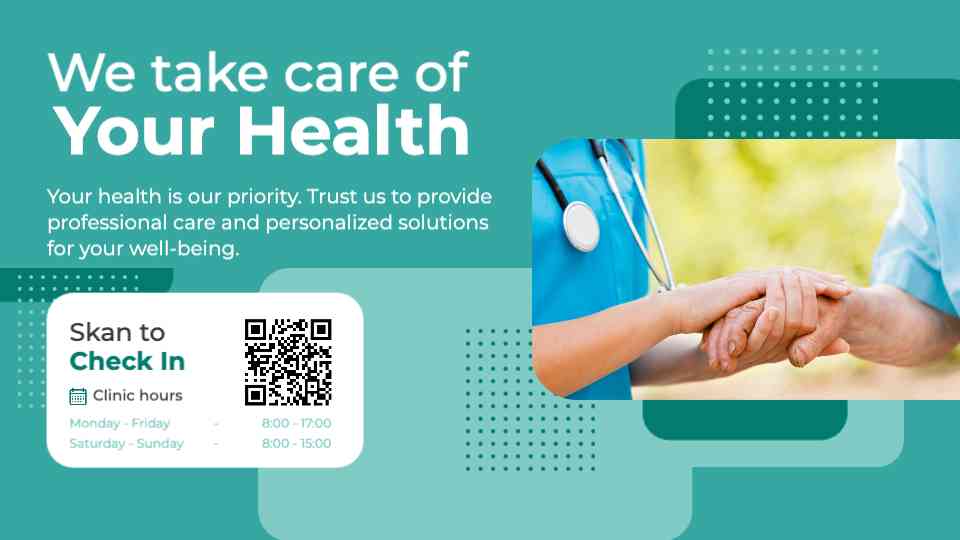 Personalized Health Care Service Poster Template