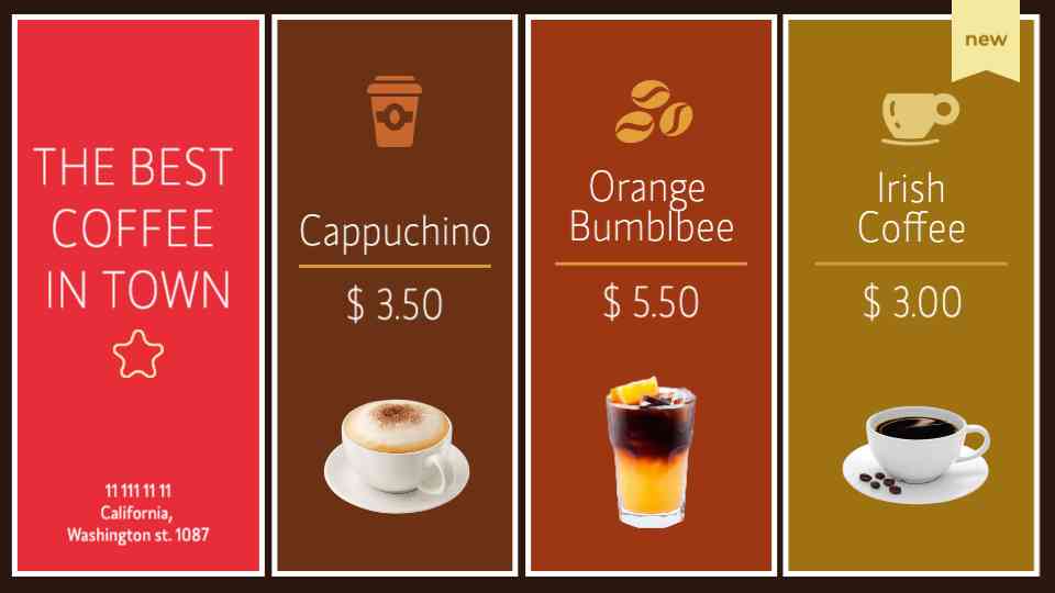 Essential Brew & Signature Coffee Menu