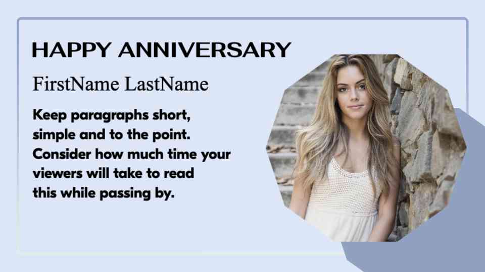 Work Anniversary Recognition Display