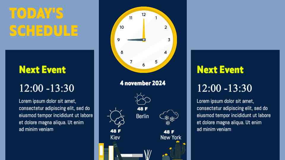 Corporate Event Timeboard Templates