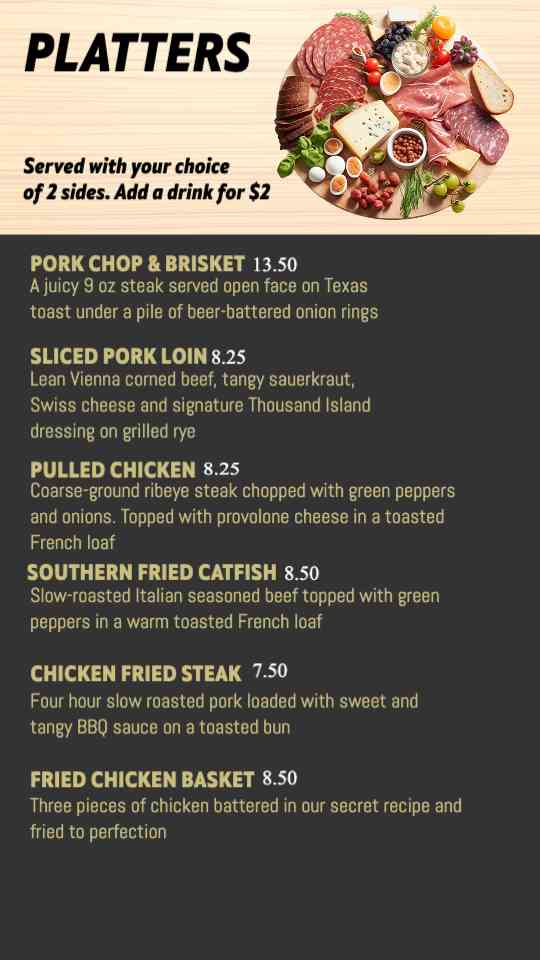BBQ Feast Menu Display