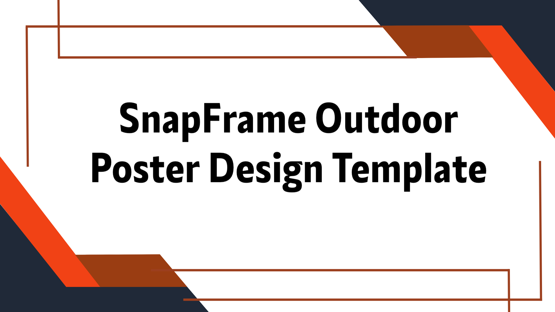 Outdoor SnapFrame Poster Display