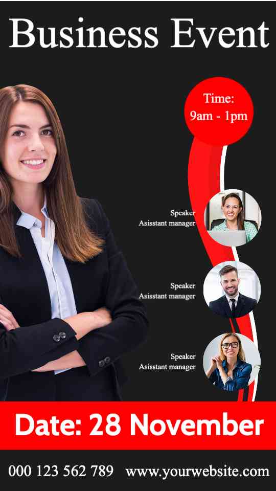 Corporate Event Schedule Flyer Templates
