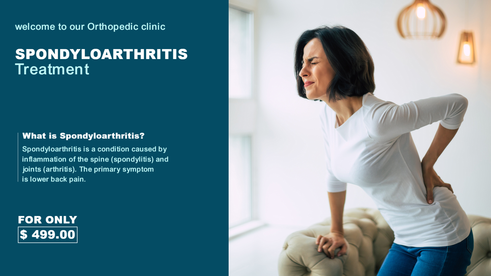 Orthopedic Clinic Info Display Template