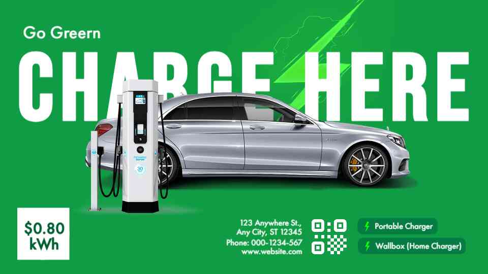 EV Charging Station & Pricing Display