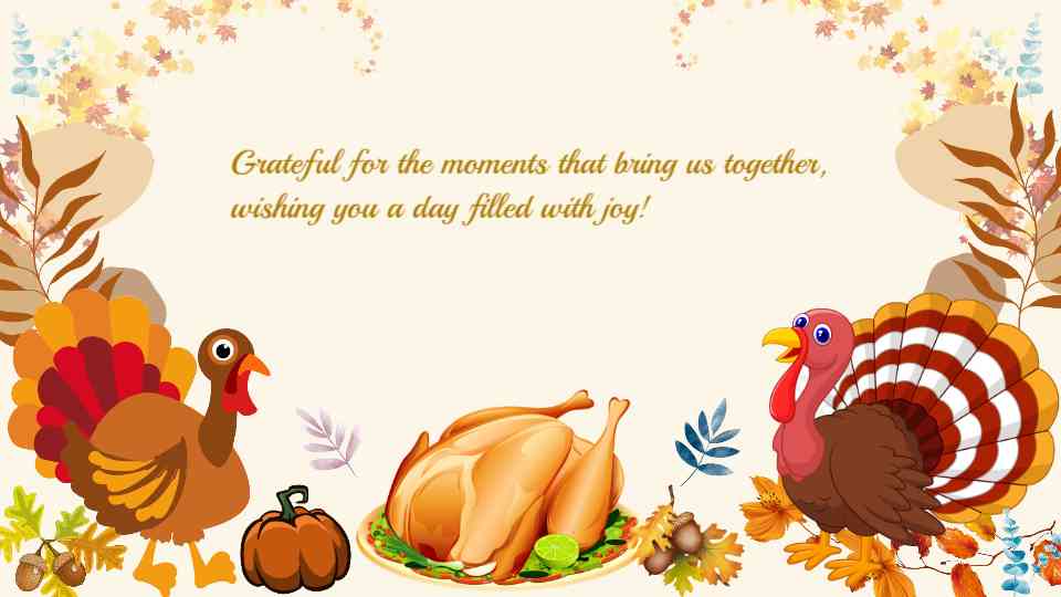 Editable Thanksgiving Greeting Card Design